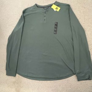 NWT XXL Old Navy Green Long Sleeve Shirt